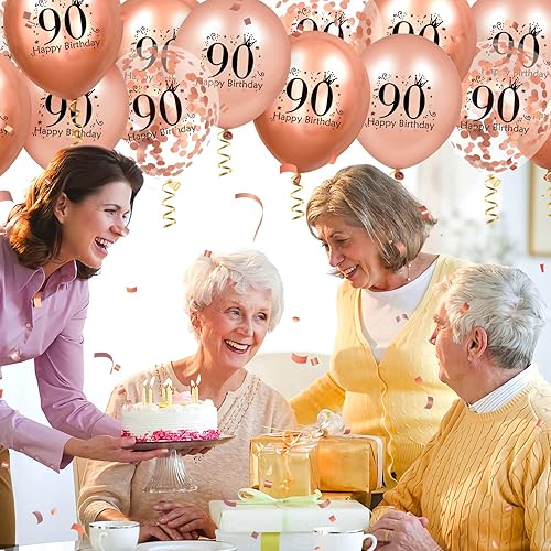 Miniatura 107 de 18 globos de cumpleaños de 13 años y suministros de decoración de fiesta de confeti para niñas y niños, 12 pulgadas