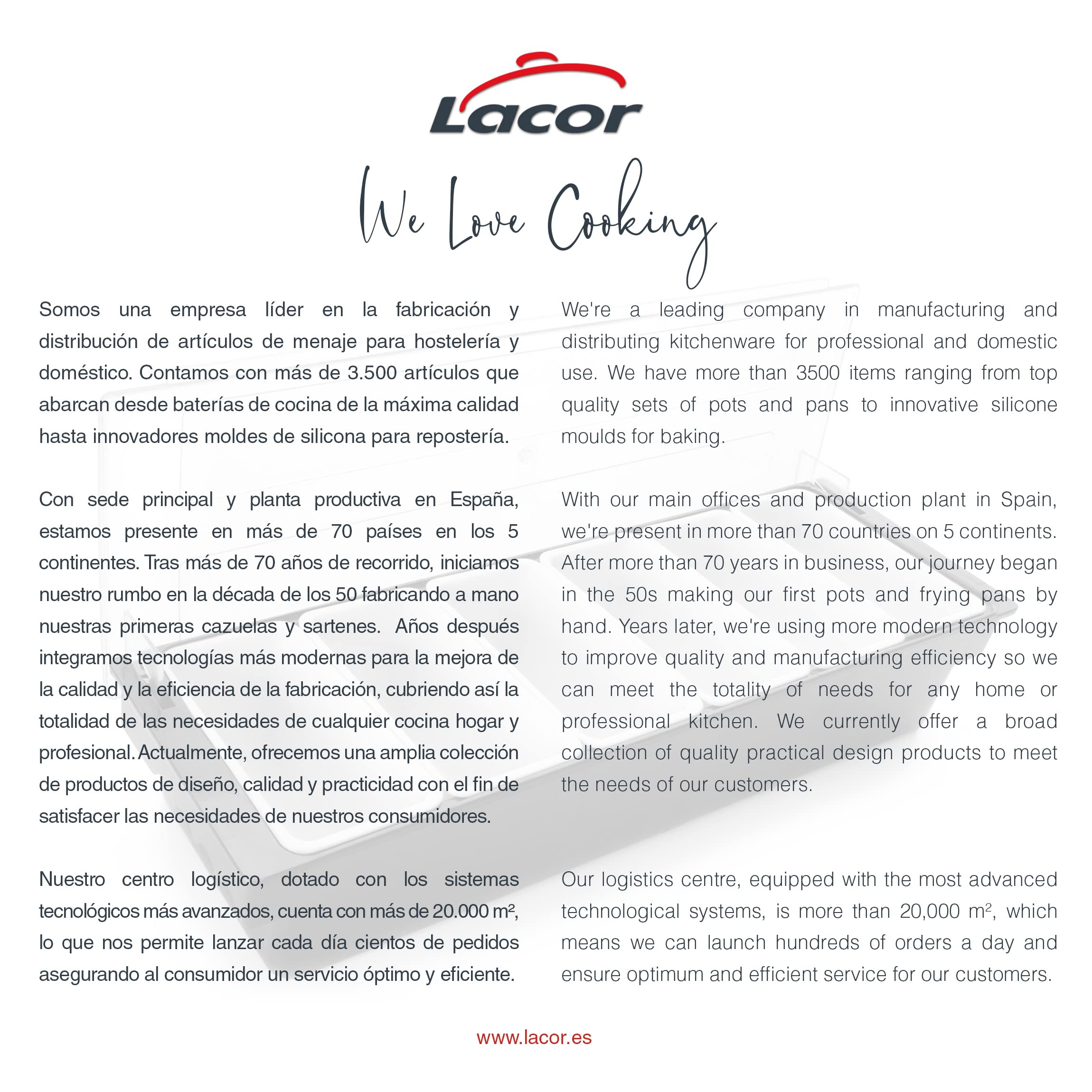 LACOR 61136 Contenedor Alimentos, Plateado, 6 Cavidades (450 ml)