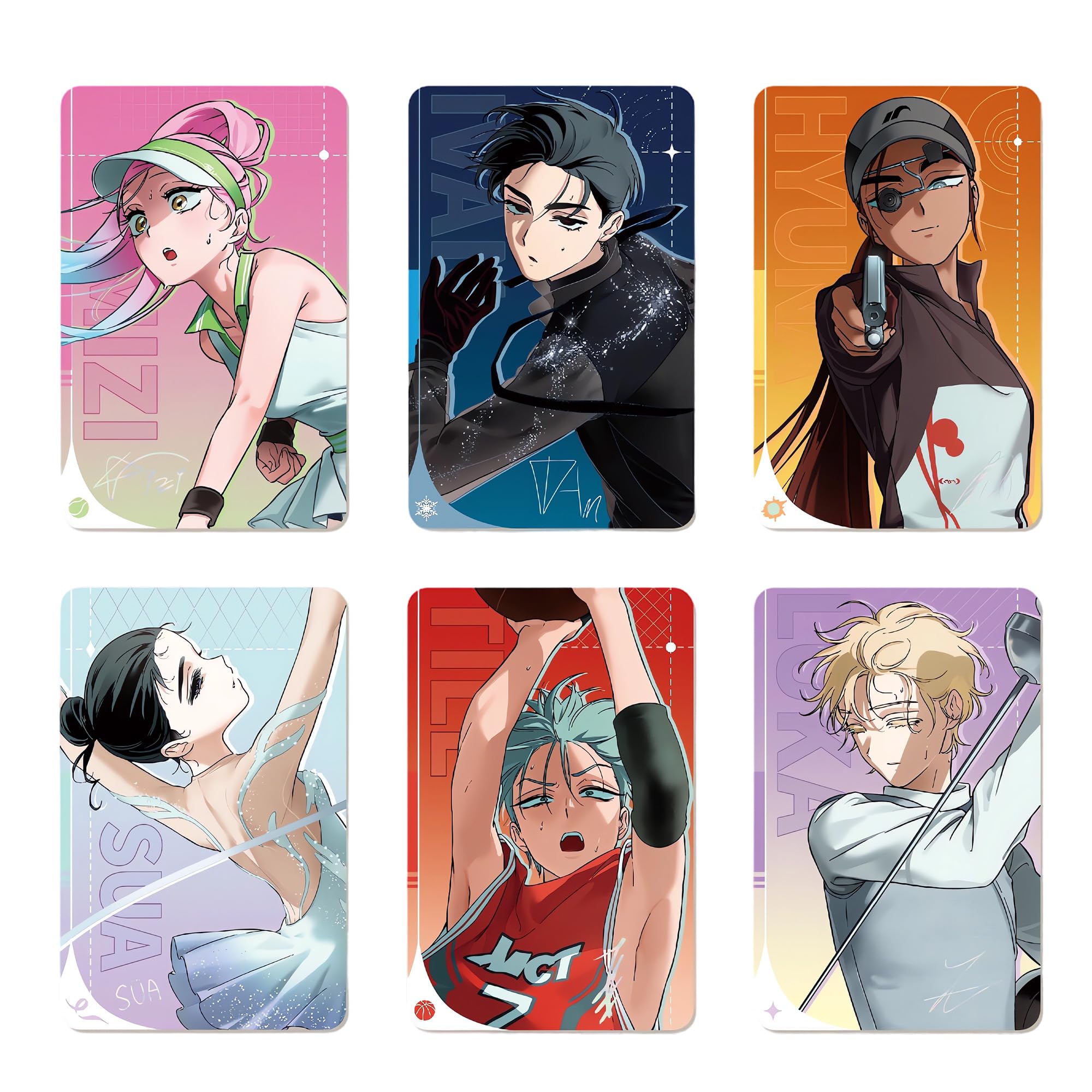 Alien Stage Passion Love Series Collectible Photocards – Officially Licensed ALNST 6-Card Pack, Premium Anime Merch for Fans