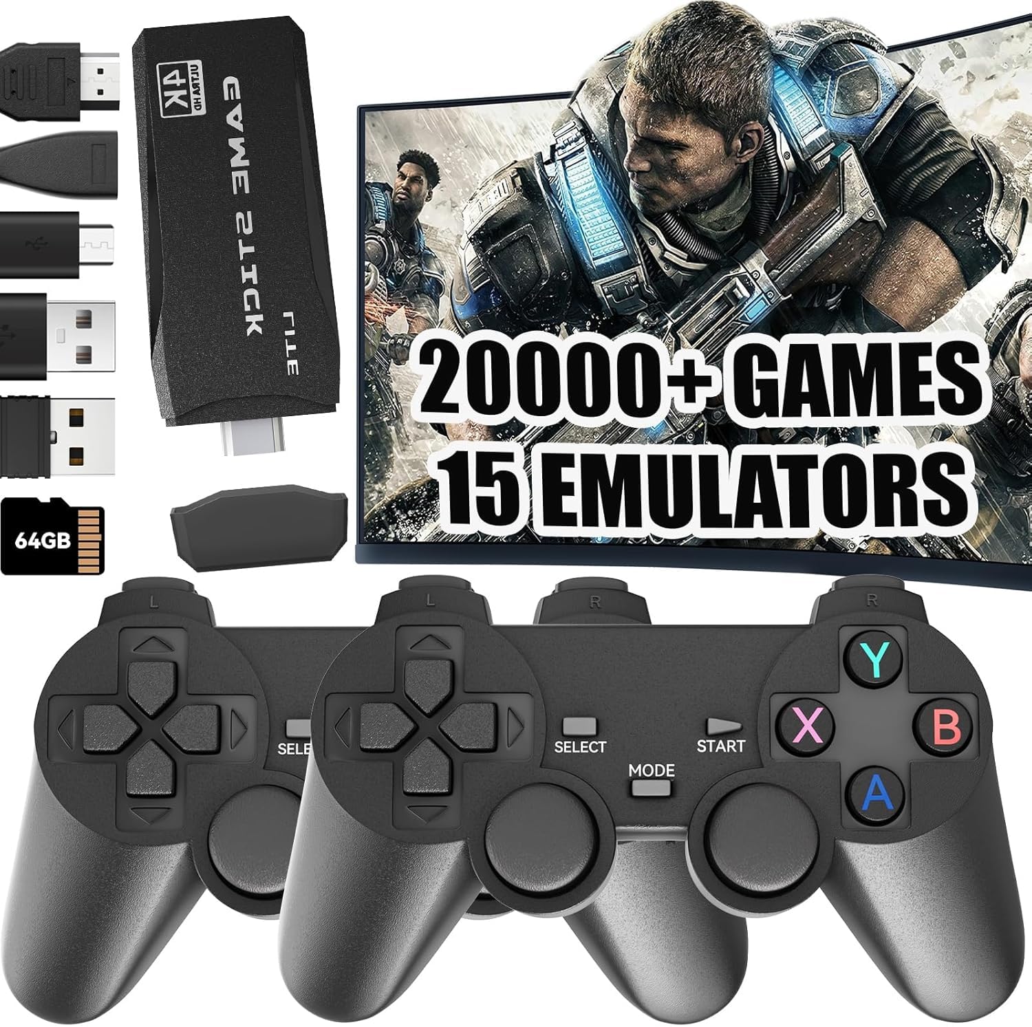 See full amazon price history chart for (New 2024 TV HDMI 20,000 Games) Video Game Wireless Console Game Stick Plug and Play TV Video Game with 9 Built-in Emulators,4K Picture Quality, Dual 2.4GHz Wireless Controllers (20,000 VIDEO GAME) (New 2024 TV HDMI 20,000 Games) Video Game Wireless Console Game Stick Plug and Play TV Video Game with 9 Built-in Emulators,4K Picture Quality, Dual 2.4GHz Wireless Controllers (20,000 VIDEO GAME) (B0DH2WMXN7) Amazon Price History, Amazon Price Tracker