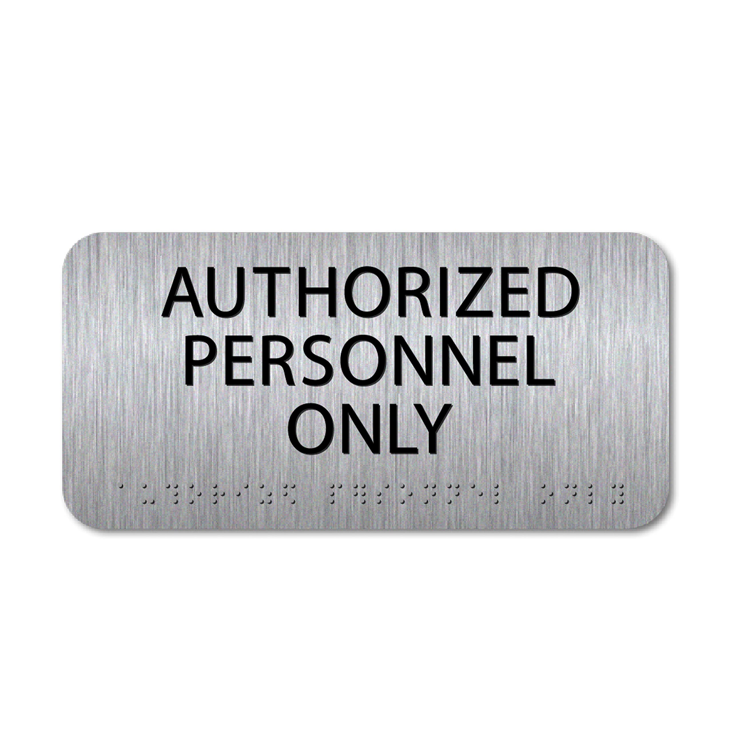 ADA Compliant Private Room Sign - 4x8 Inch Braille Sign Made In USA
