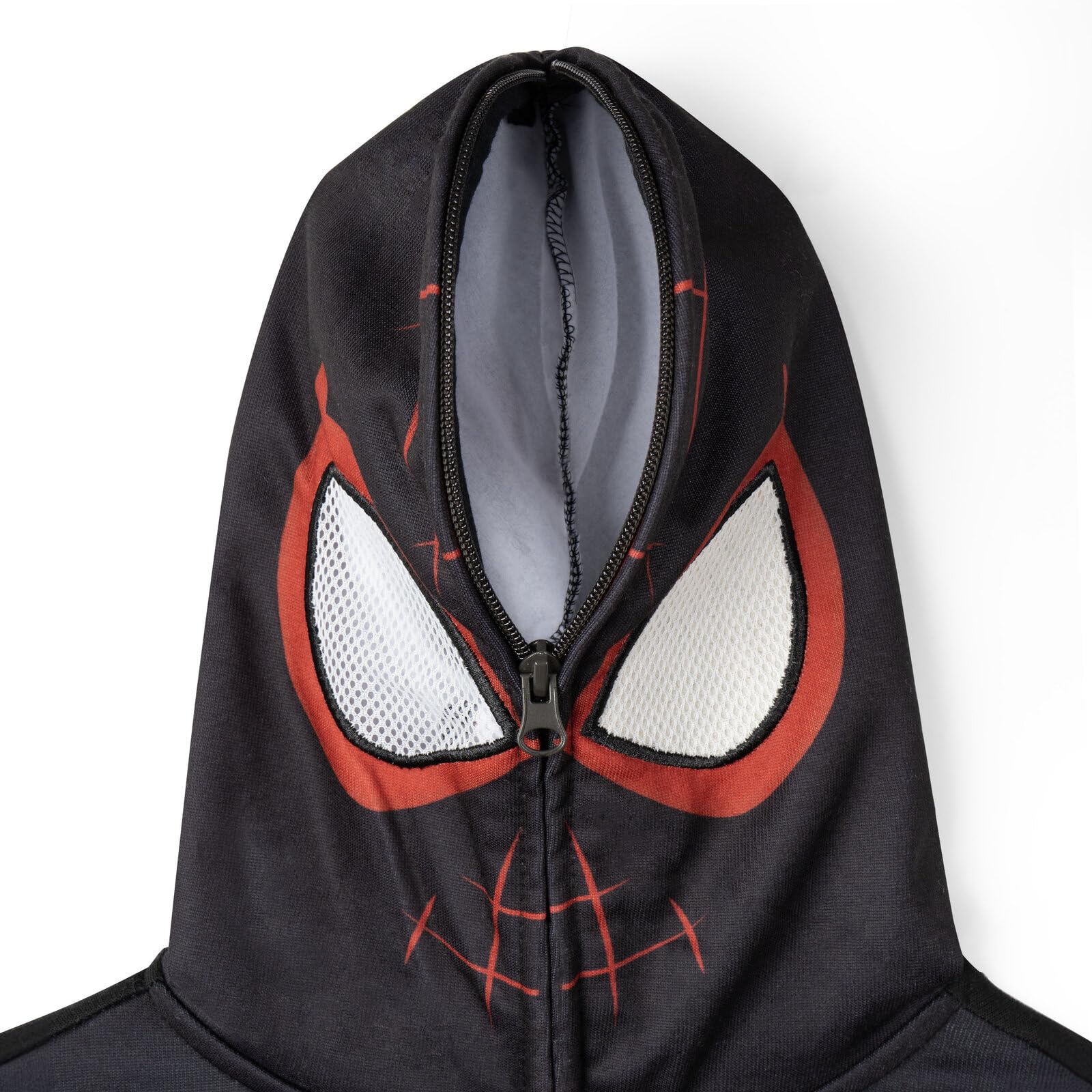Marvel Felpa con cappuccio in pile con cerniera per bambini e ragazzi