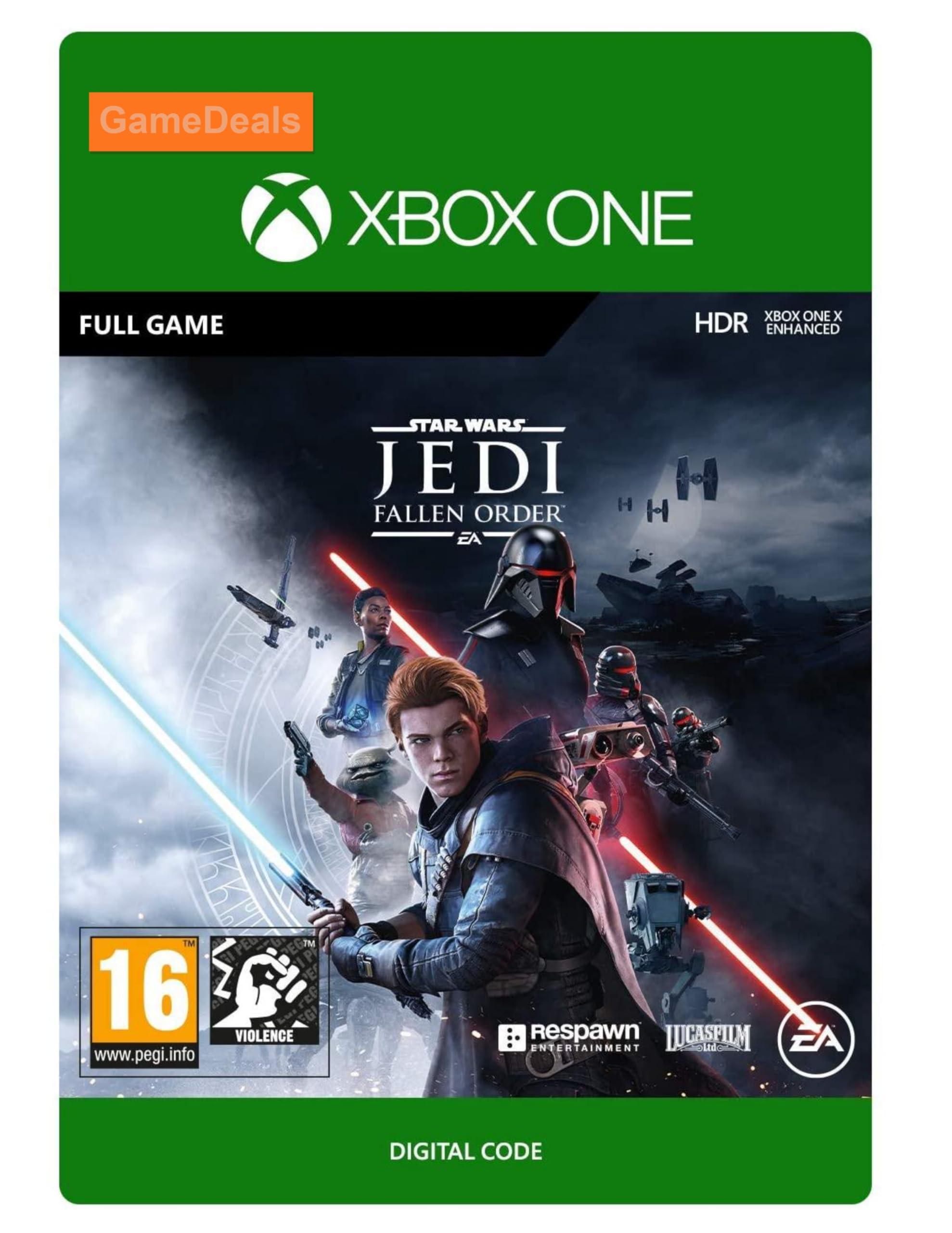Gamedeals Star Wars Jedi: Fallen Order Xbox One, Series X/S (Email Delivery In 2Hrs-No Cd) [Video Game] (B0CPWWLLFD) Amazon Price History, Amazon Price Tracker