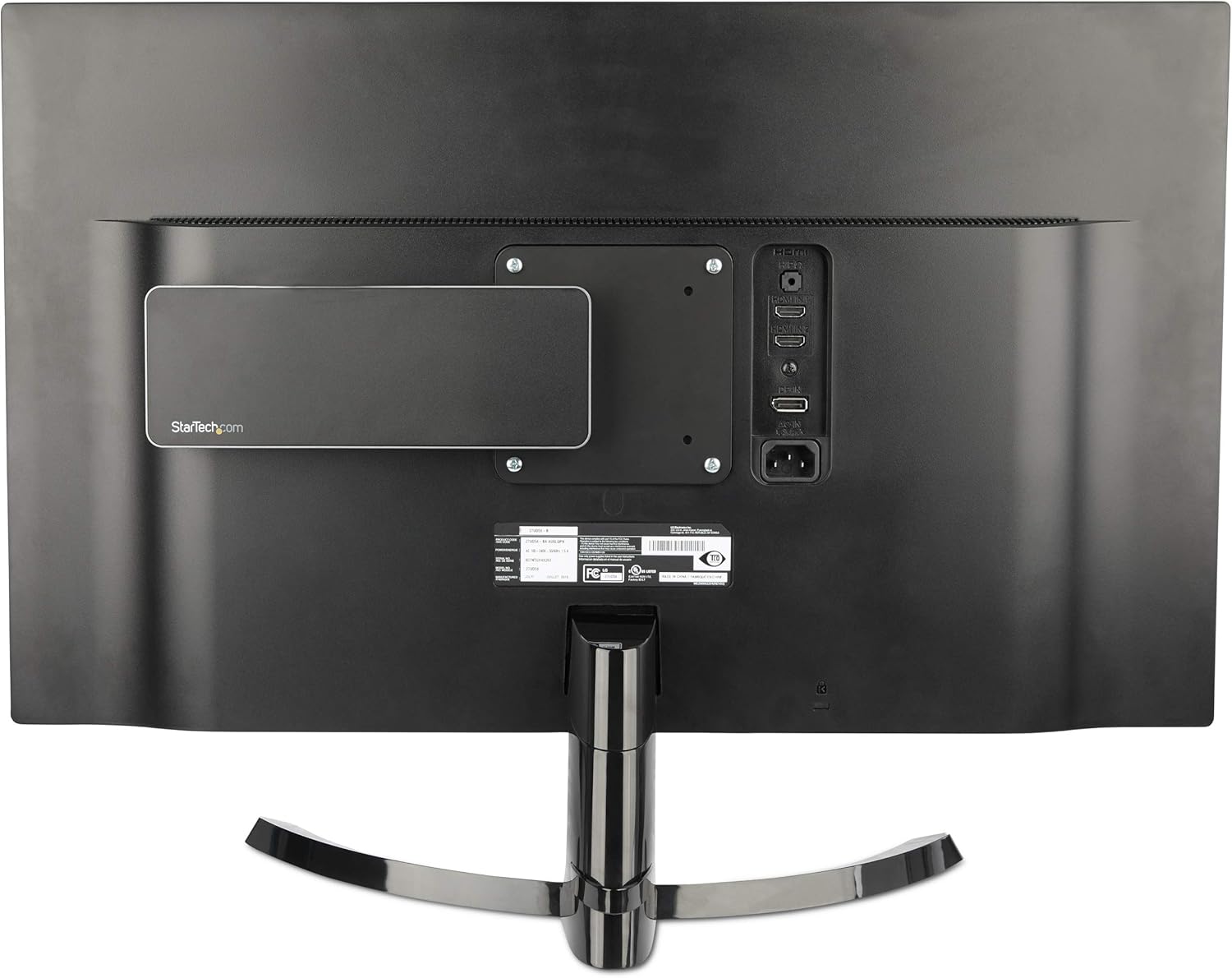 StarTech.com Docking Station Mount - for Compatible Docks/Hubs - VESA - Steel - Back-of-Monitor Mounting Plate, TAA (SSPMSVESA)