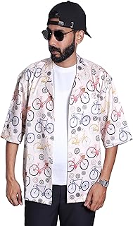 Oversized Cycle Pattern Shirt || Men Stylish Shirt ||