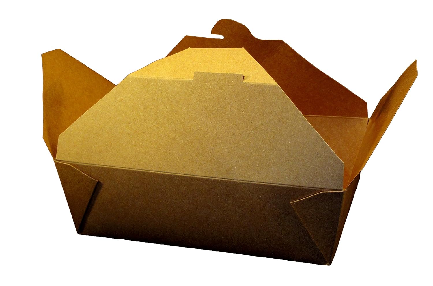 100360 Eco-Box Food Tray, 3 Kraft (Pack of 200)