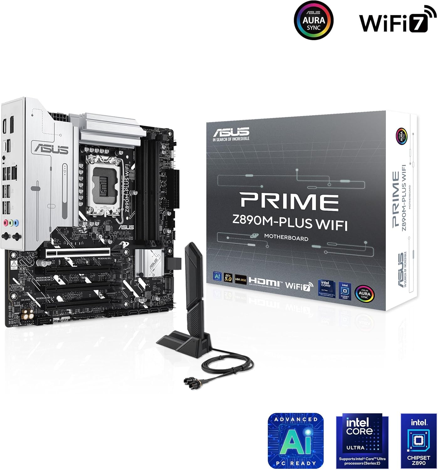 Intel PRIME Z890M-PLUS WIFI - Scheda madre - Immagine 1