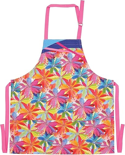 Enesco Izzy and Oliver EttaVee Jessi's Garden Floral - Delantal de cocina, 27 x 30.7 pulgadas, multicolor