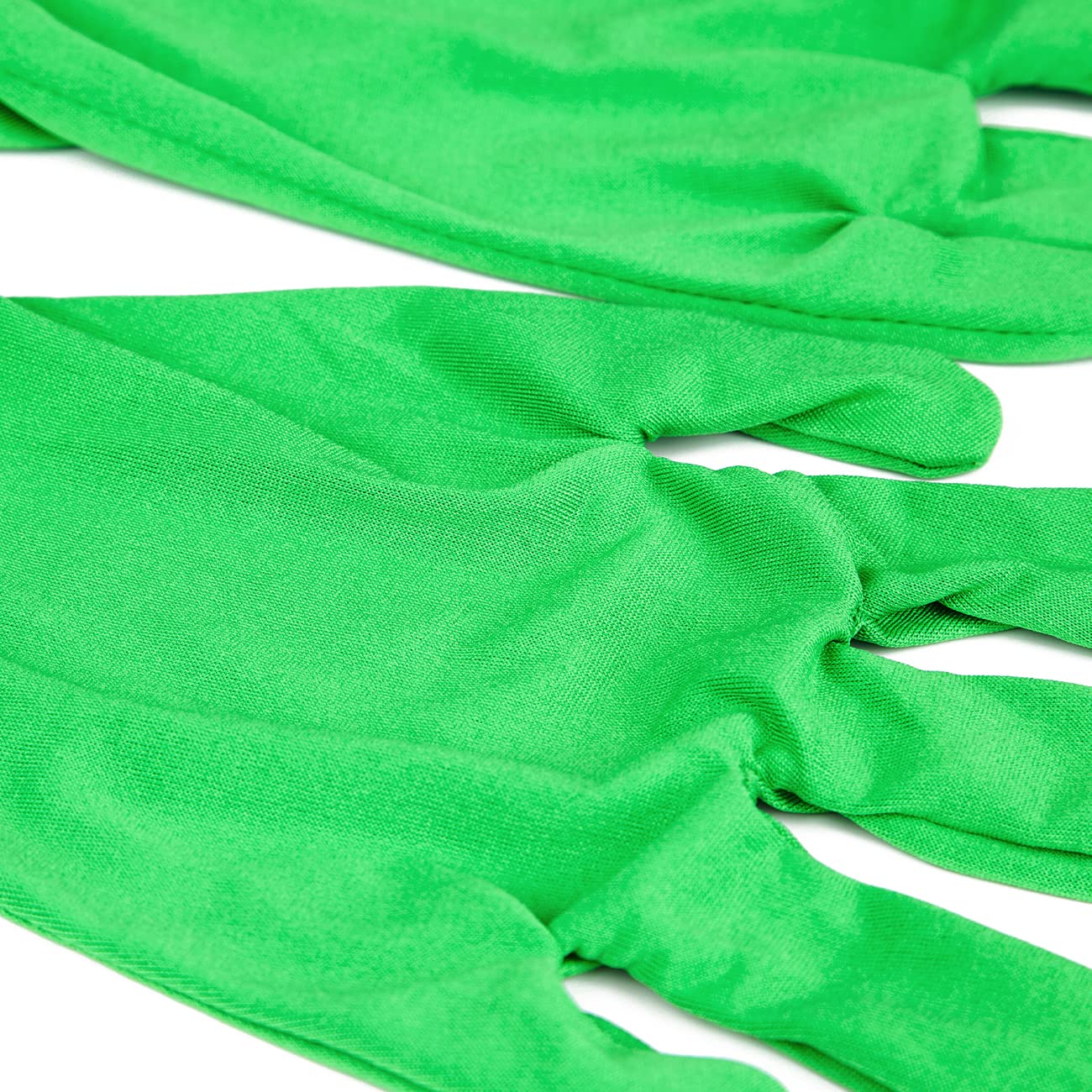Fotografia Chromakey Guanti verdi e cappuccio, effetto invisibile sfondo verde guanti per studio fotografico video effetto speciale live streaming