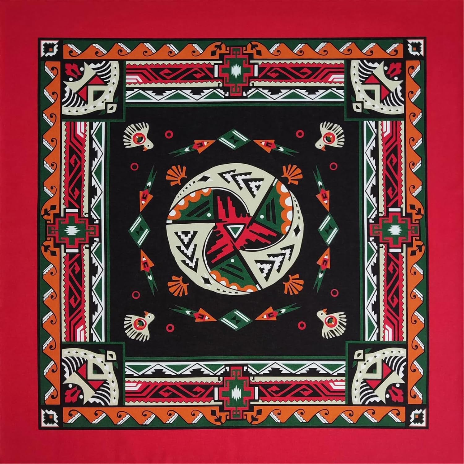 Cotton Bandana Paisleys Scarf Digital Print Headscarf Neckwear Accessory For Everyday Comfortable