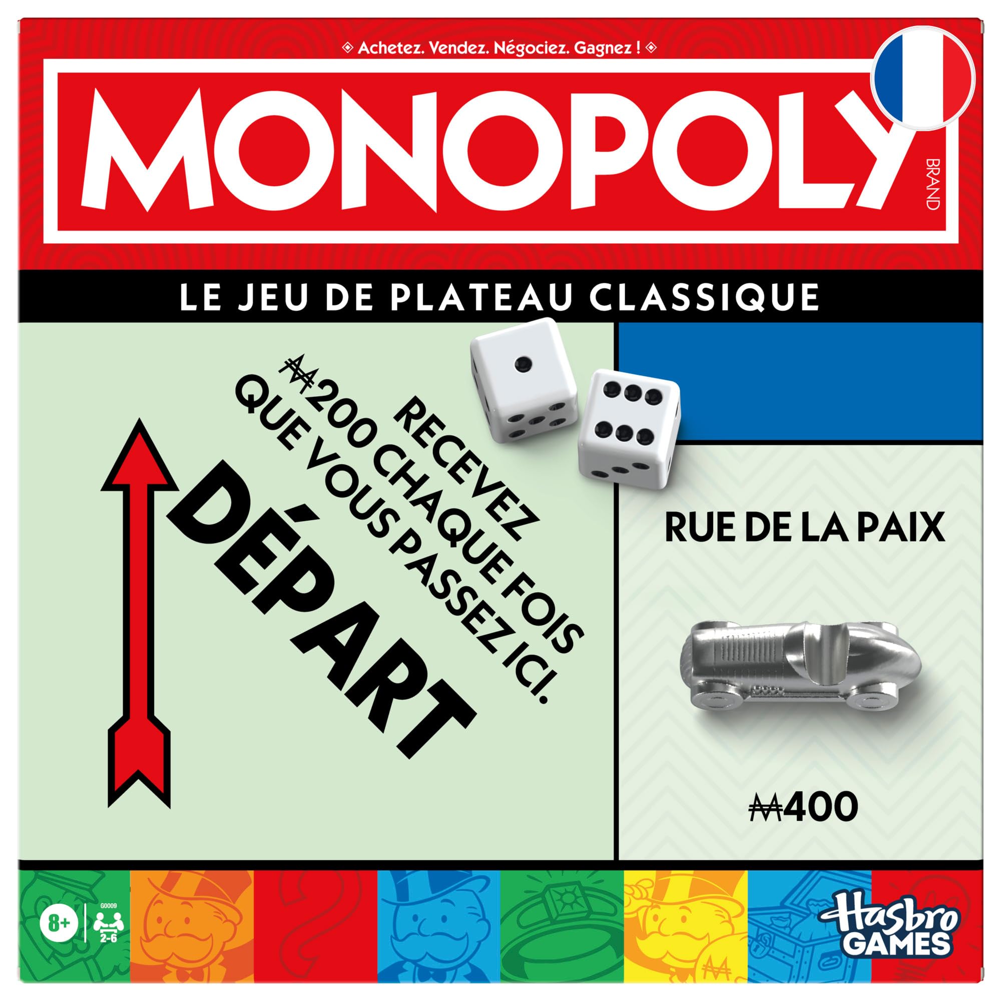 MONOPOLY CLASSIQUE Hasbro HAOG0009101