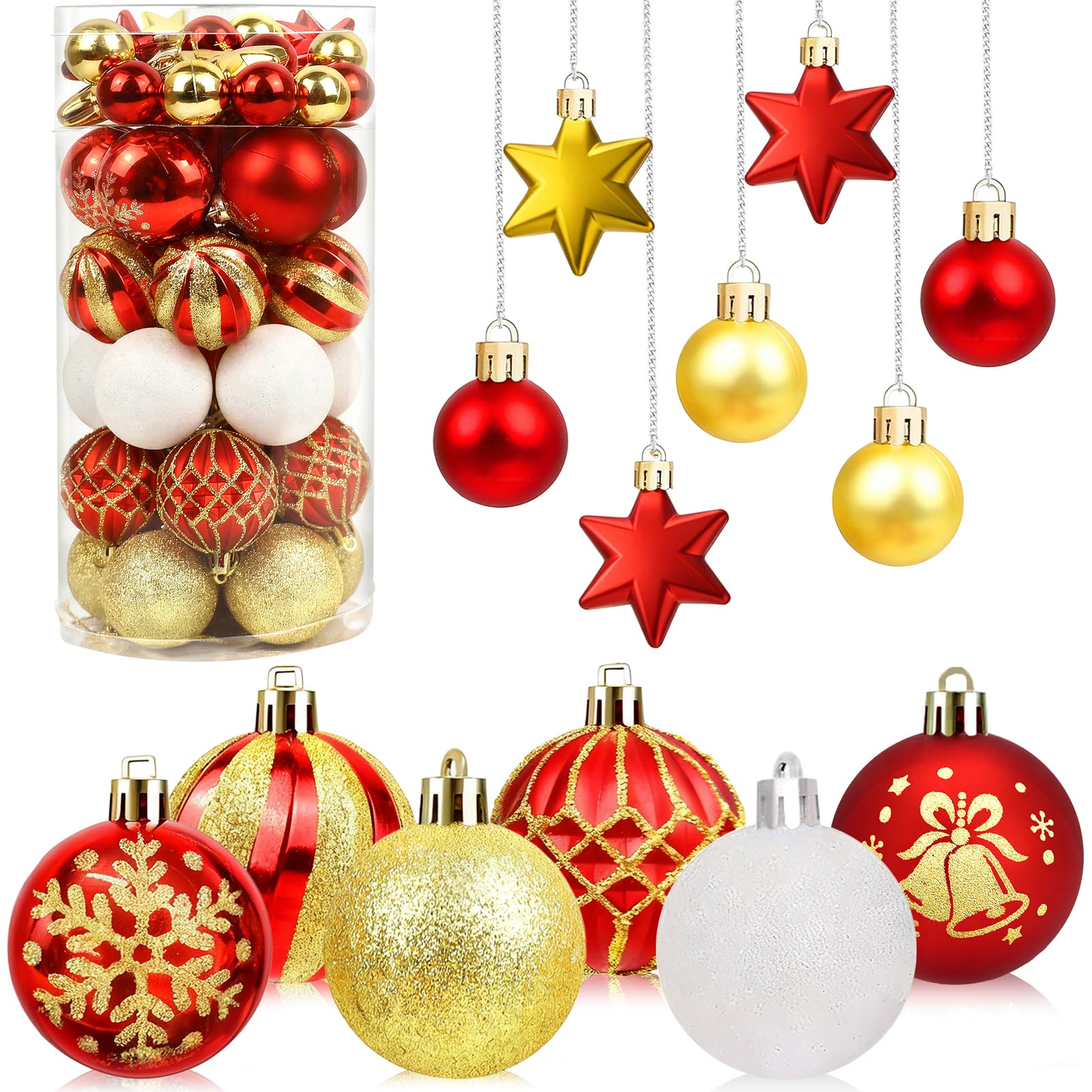 40Pcs Christmas Tree Decoration Balls Set sold price at auction in Canada