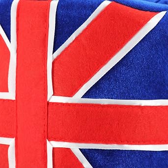 Union Jack Hat - Patriotic VE Day British Red, White & Blue Top Hat