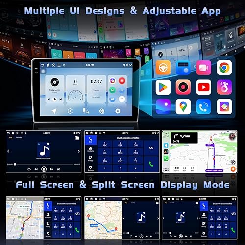 Miniatura 8 de Radio de coche 4G + 128G para Subaru Forester Impreza WRX STI 2008-2012, pantalla Incell de 9 pulgadas, pantalla táctil completa estéreo Android 15