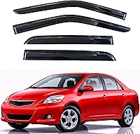 Vista 229 de KPY Moldura deflectora de viento con protección contra la lluvia compatible con GMC Terrain 2018-2023, 4 unidades, para ventana lateral, autoadhesiva