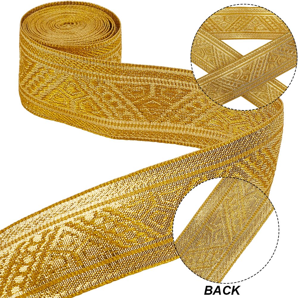 Produktbild von GORGECRAFT Doppelseitiges Jacquardband 4.6 M 3.9cm Boho Vintage