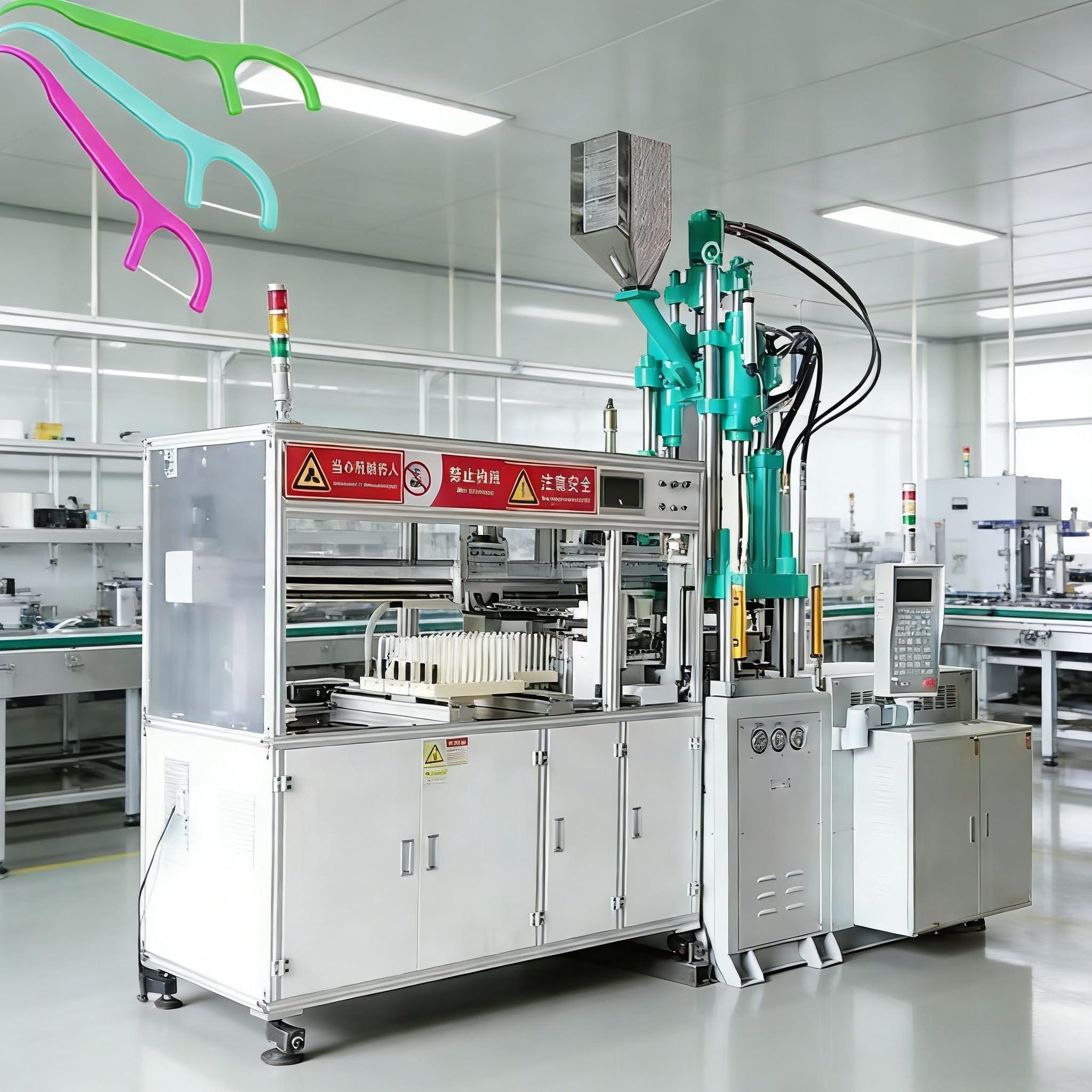 Dental Floss Production Machine Automatic Floss Pick Injection Molding Equipment for Mass Manufacturing