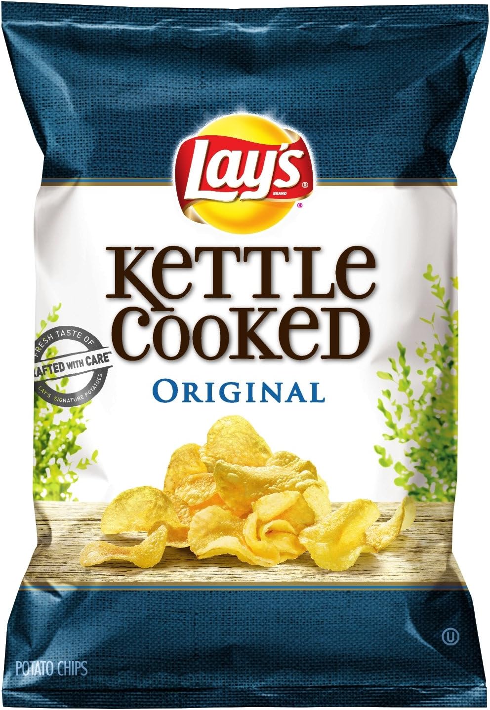 Kettle Cooked Potato Chips, Original, 8.5 Ounce