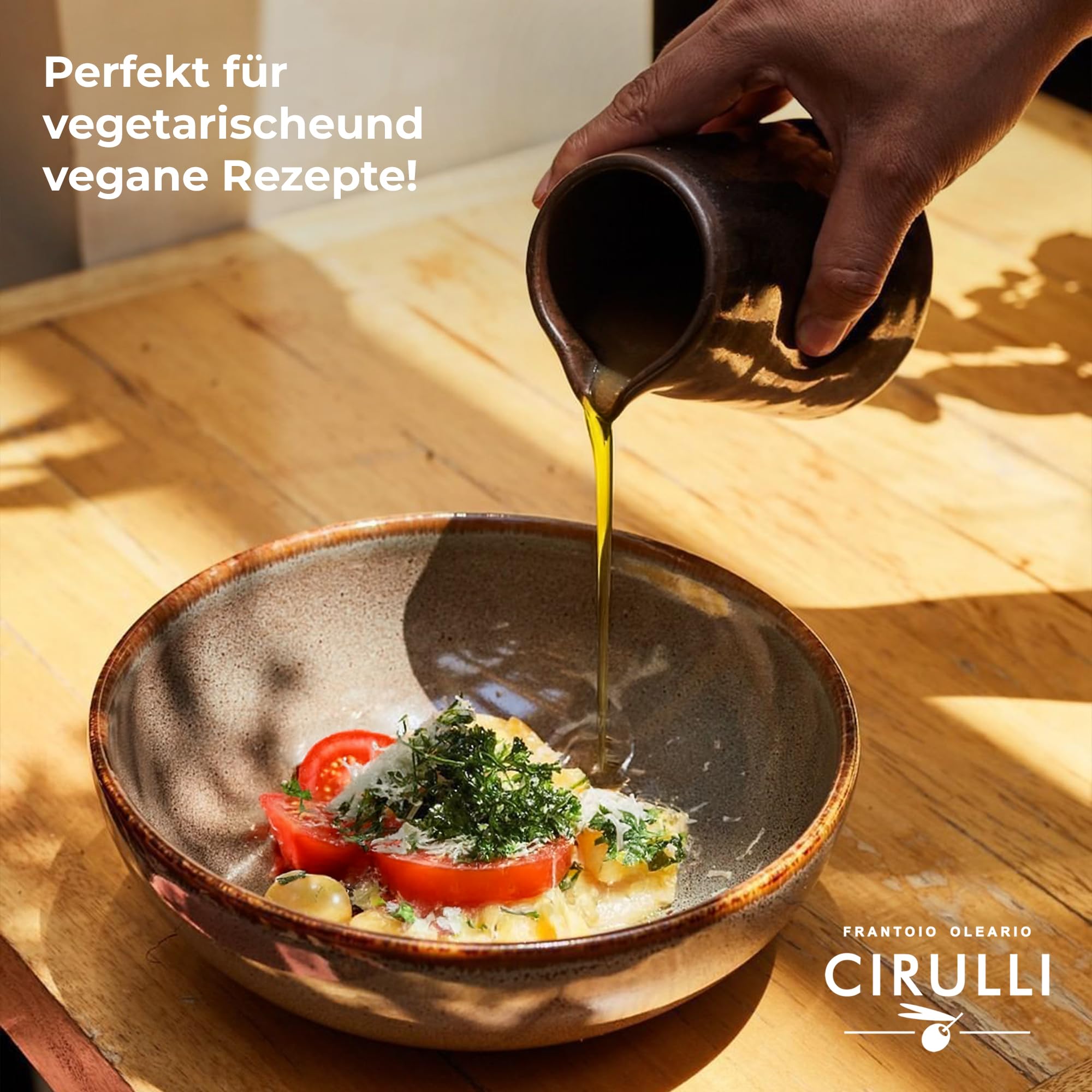 Cirulli Italienisches Natives Olivenöl Extra - 5L - Bag-in-Box mit Seitentap - Kaltgepresstes Premium EVOO - Altes Olivenöl Extra Vergine - Frühe Ernte - Handgepflückt - Reich an Polyphenolen