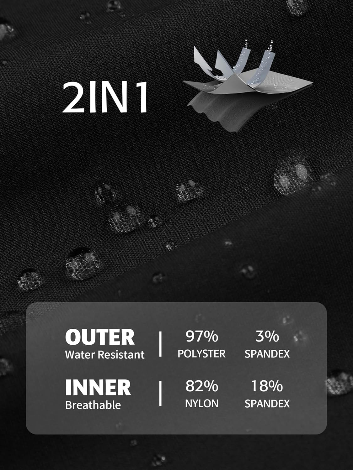 ATTRACO Women's 3" High Waisted Swim Board Shorts Pleated Summer Beach Shorts with Pockets - Image 6