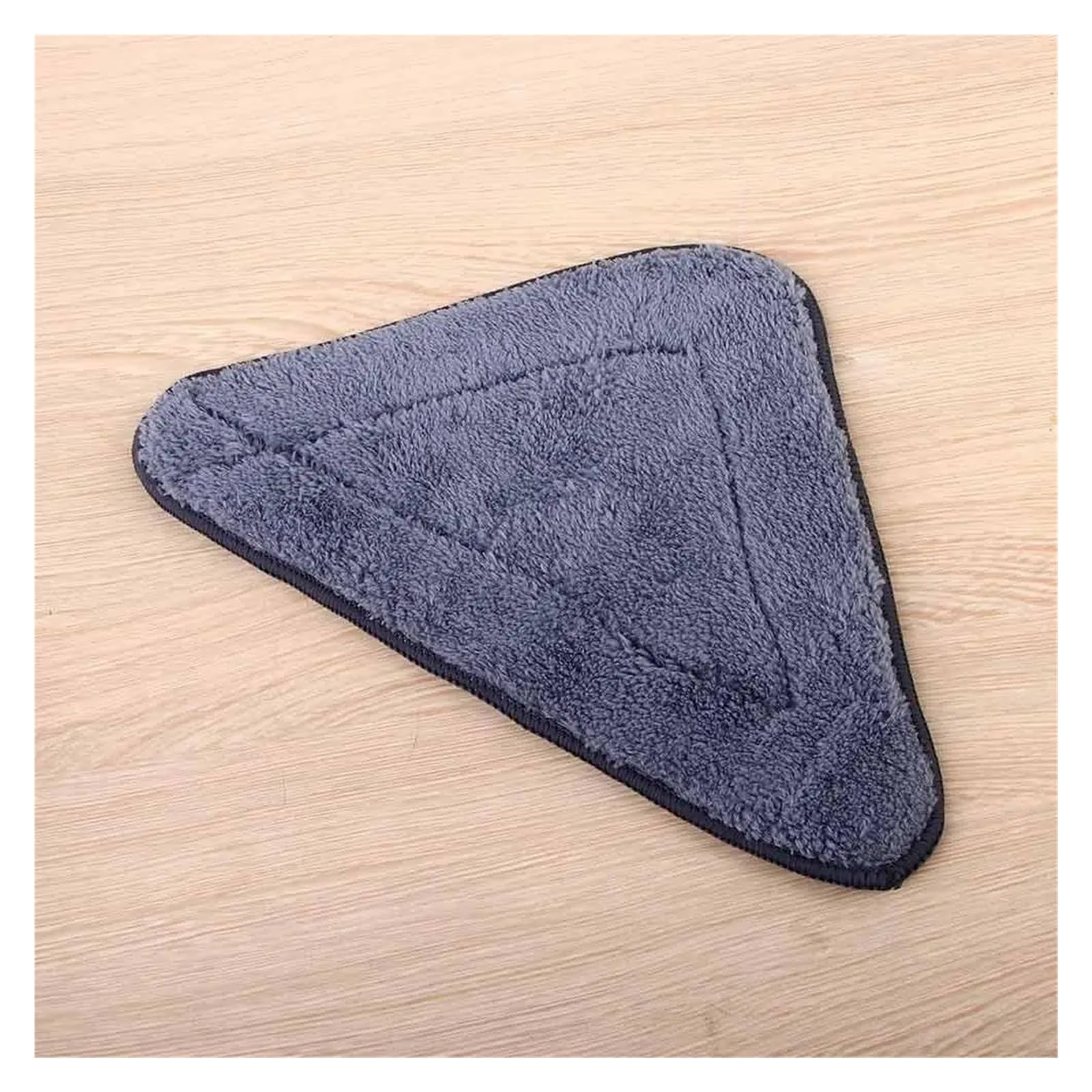 Recambios De Fregona Triangular De 3 Piezas, Microfibra | La base triangular giratoria de 180° llega a las esquinas y al vidrio; Agarraderas de microfibra de felpa for polvo fino.