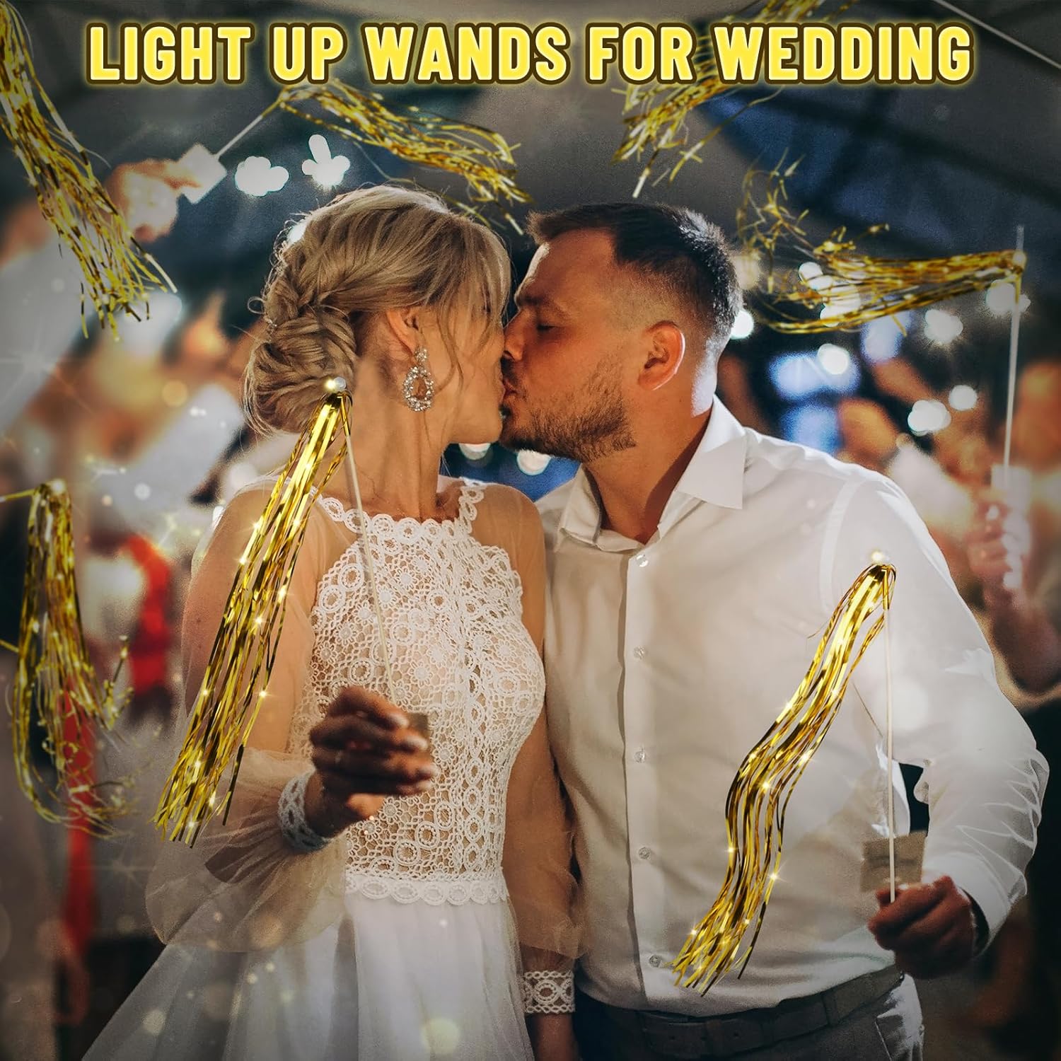 SHQDD 200PCS Wedding Send Off Ideas, Wedding Wands, Light up Wands for Wedding, Wedding Party Favors, Exits Baby Shower, Birthday, Party Favors
