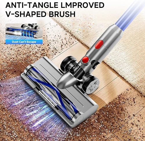 Miniatura 3 de Aspiradora inalámbrica, potente aspiradora 8 en 1 con batería recargable de 50 minutos, aspiradoras para el hogar, aspiradora de mano ligera