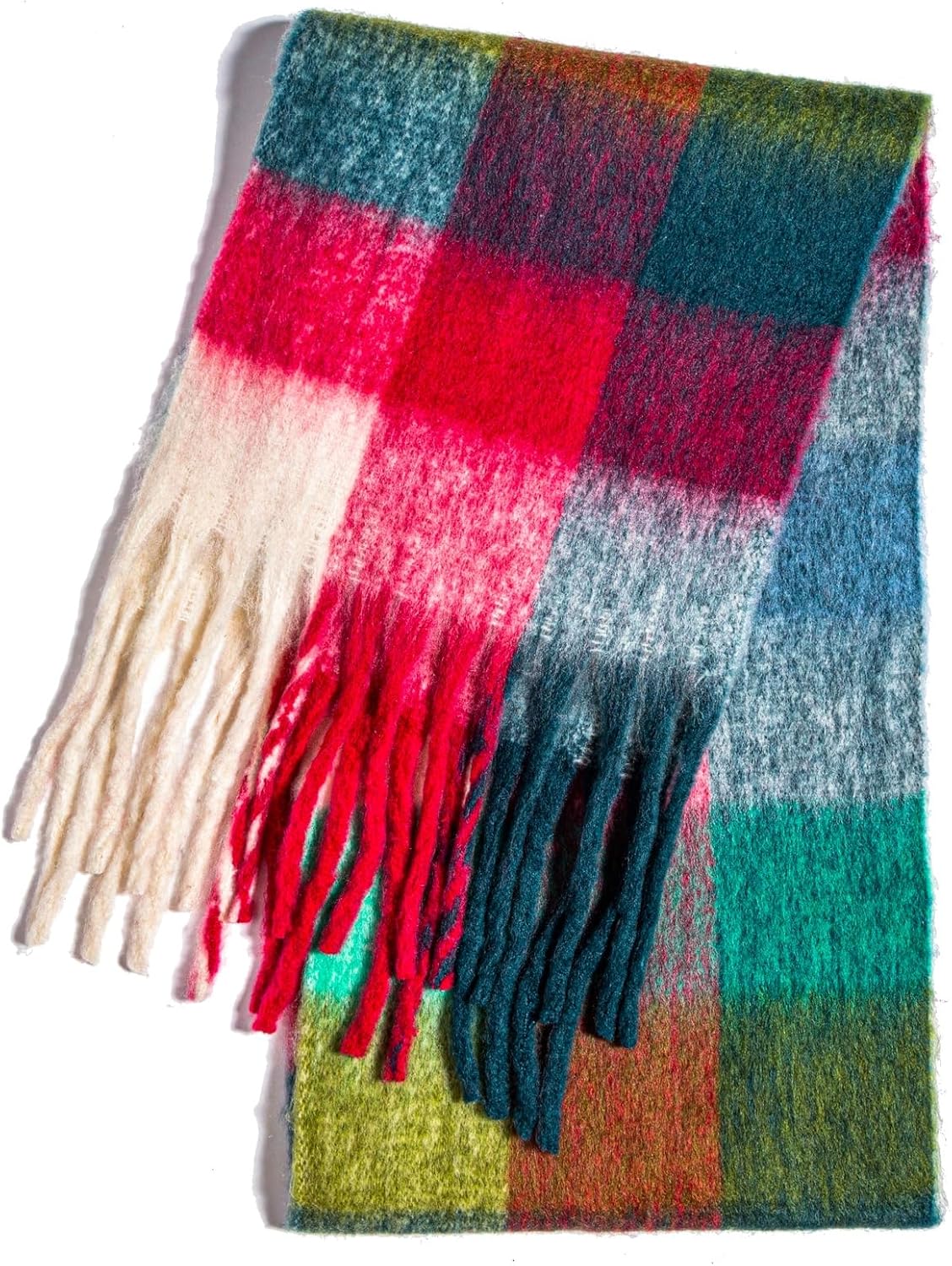 Winter Women Chunky Scarf Warm Blanket Big Thick Large Oversized Wrap Colorful Long Solid Scarves - Image 6