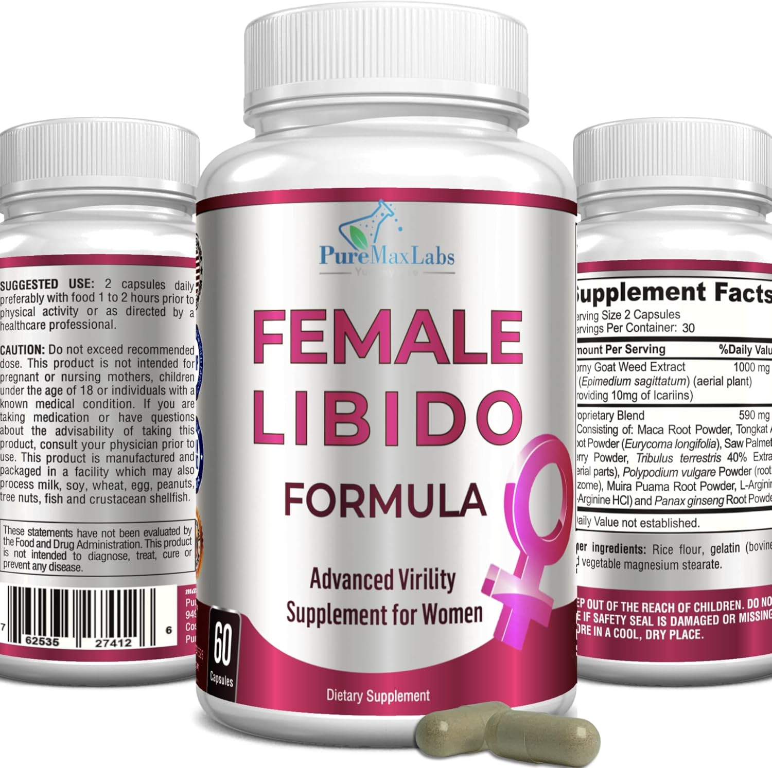 YUMMYVITE Female Libido Formula, Advanced Virility