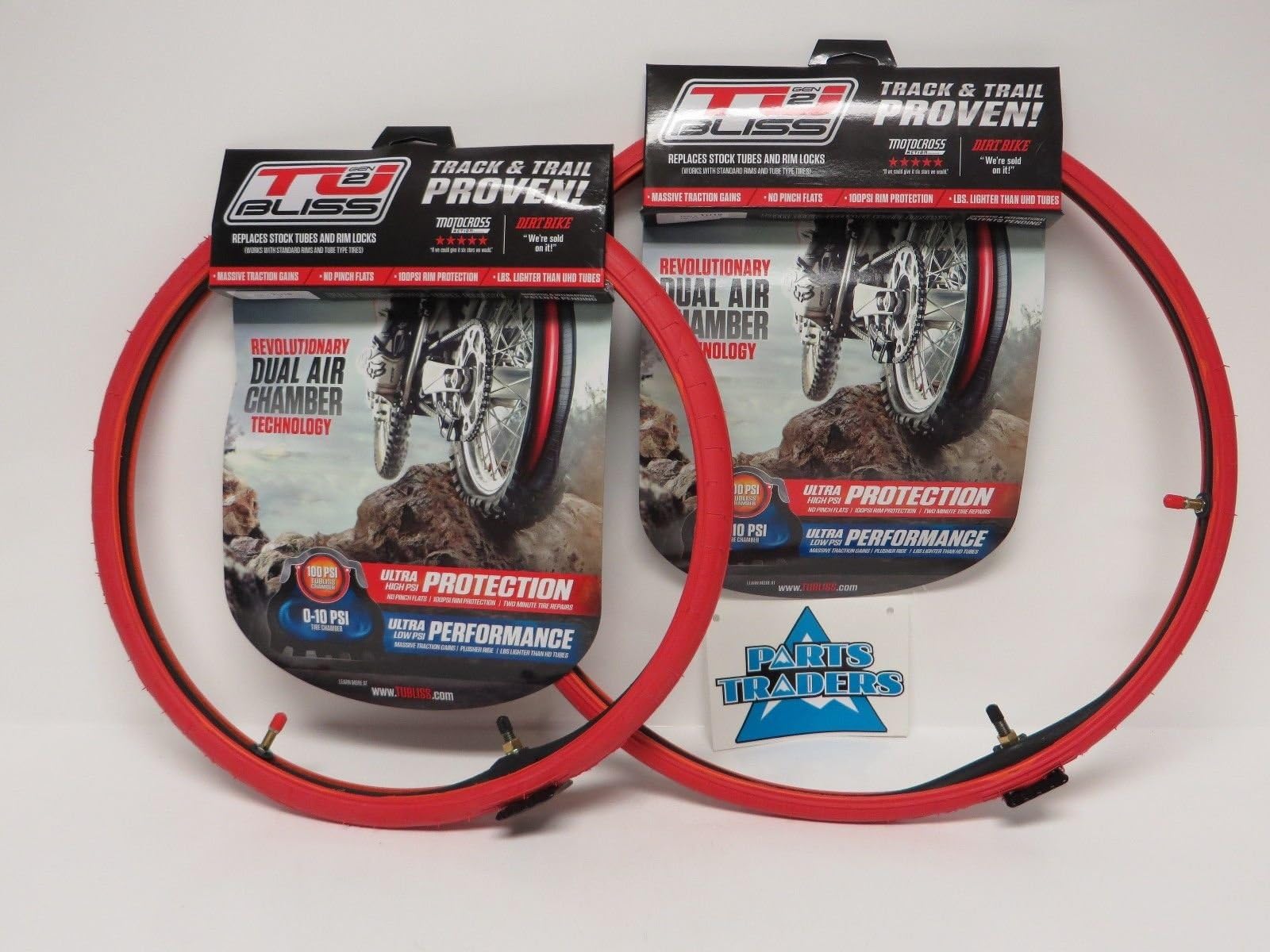 TU19/TU21 Tubeless Tire System Gen 2 21" + 19" Combo Wheel MX Offroad Dirtbike 21 19 Front & Rear