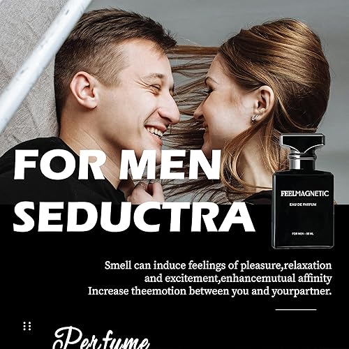 Miniatura 4 de Perfume con feromonas infundido para hombres - Perfume de larga duración Social Confidence 1.7 fl oz (2)