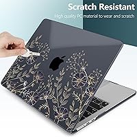 Vista 210 de TWOLSKOO for M4 MacBook Air 13.6 inch Case 2025-2022 Release M4 A3240 M3 A3113 M2 A2681, Plastic Hard Shell & Screen Protector & Keyboard Cover &