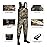 TIDEWE Chest Waders, Hunting Waders for Men Next Camo Evo with 600G Insulation, Waterproof Cleated Neoprene Bootfoot Wader, Insulated Hunting & Fishing Waders (Size 8)