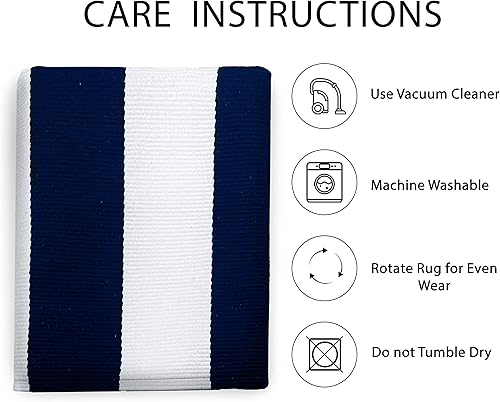 Miniatura 139 de IOHOUZE - Tapete a cuadros estilo búfalo de 5 x 8 pies para interiores y exteriores, lavable, para sala, tapete de bienvenida primavera-verano