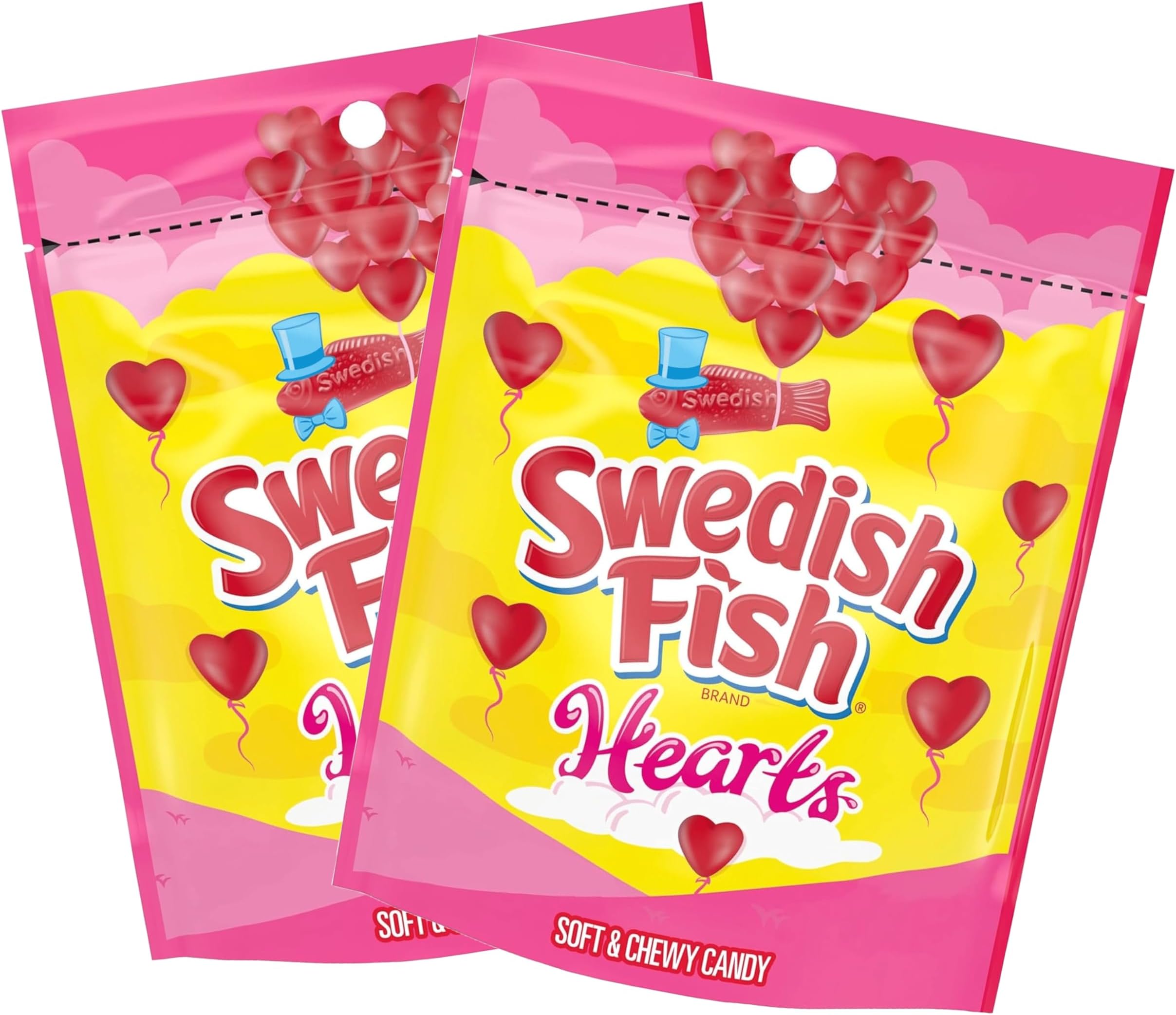 Amazon.com : Next Level Snacks Swedish Fish Hearts - Valentines Day ...