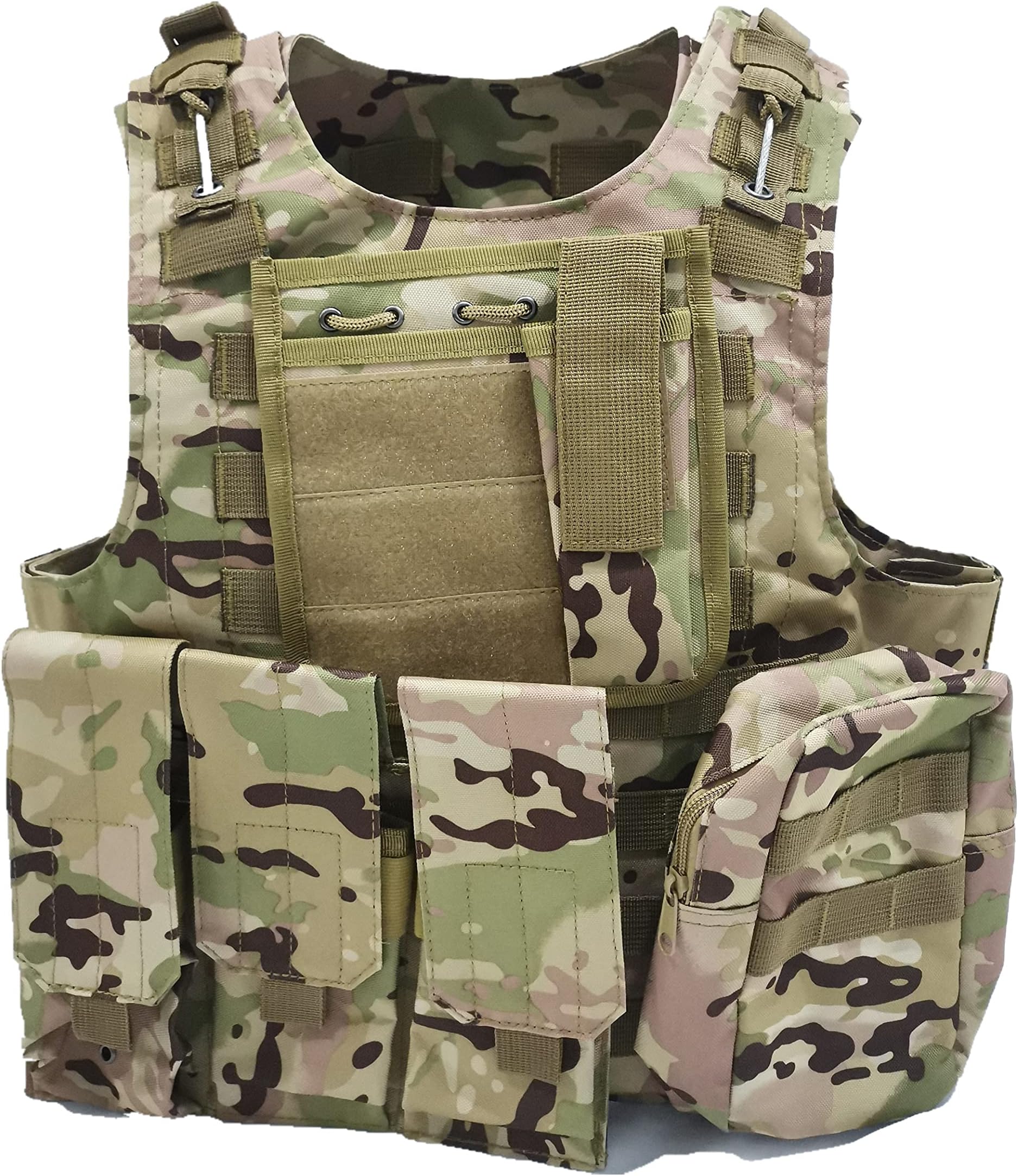 Outdoor military tactical vest, field game wear vest, paintball protective gear, air gun protective vest, suitable for outdoor hunting, combat training