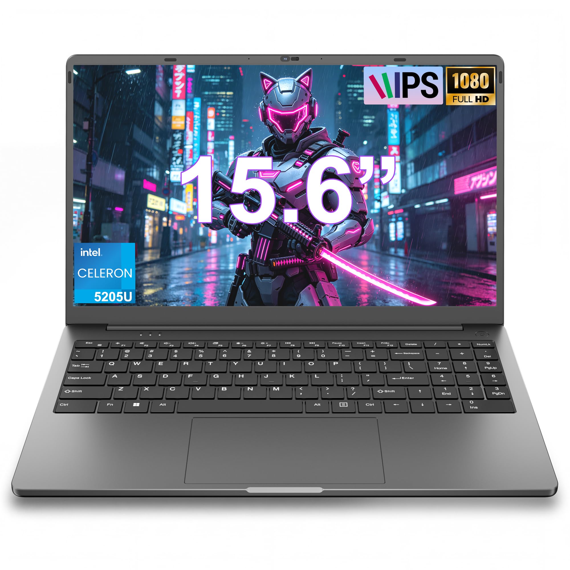 15.6 Inch FHD Laptop,6GB RAM 128GB Storage Expandable 512GB,5205U Processor