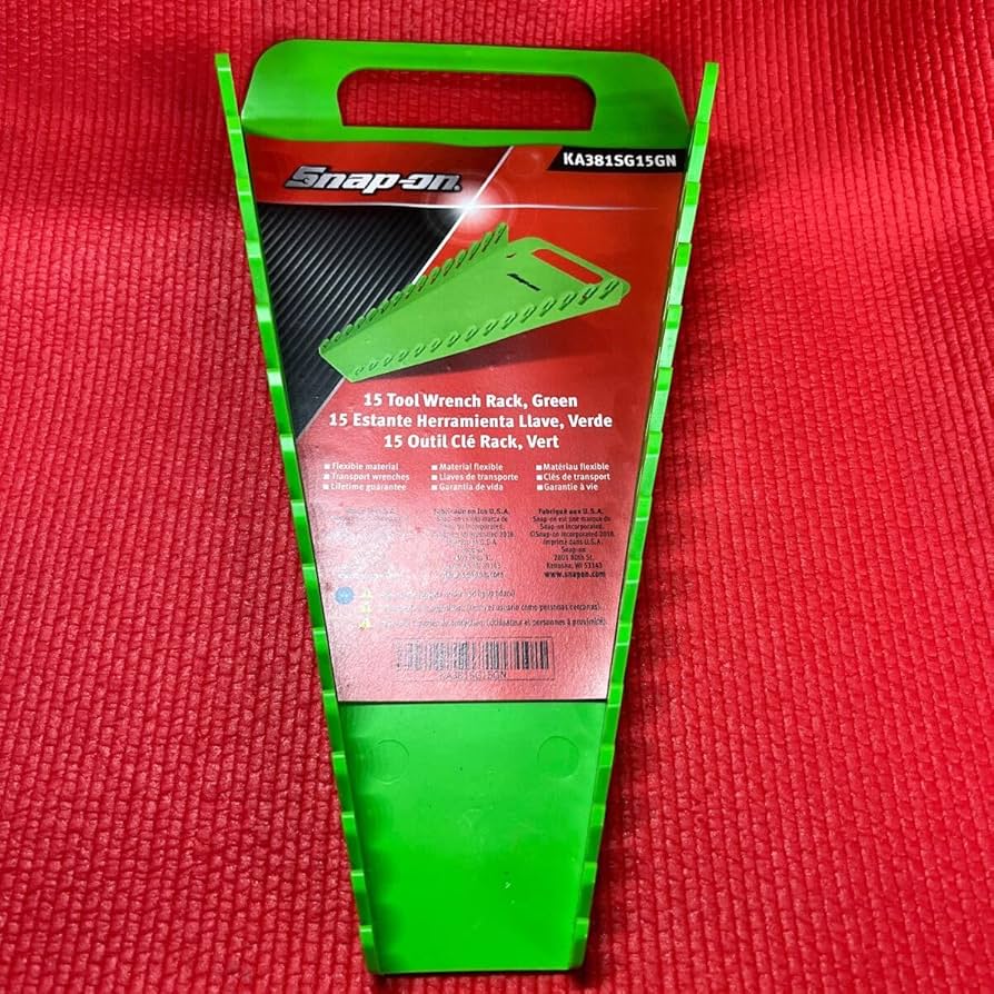 Amazon.co.jp: スナップオン 15本用レンチラック グリーン : おもちゃ