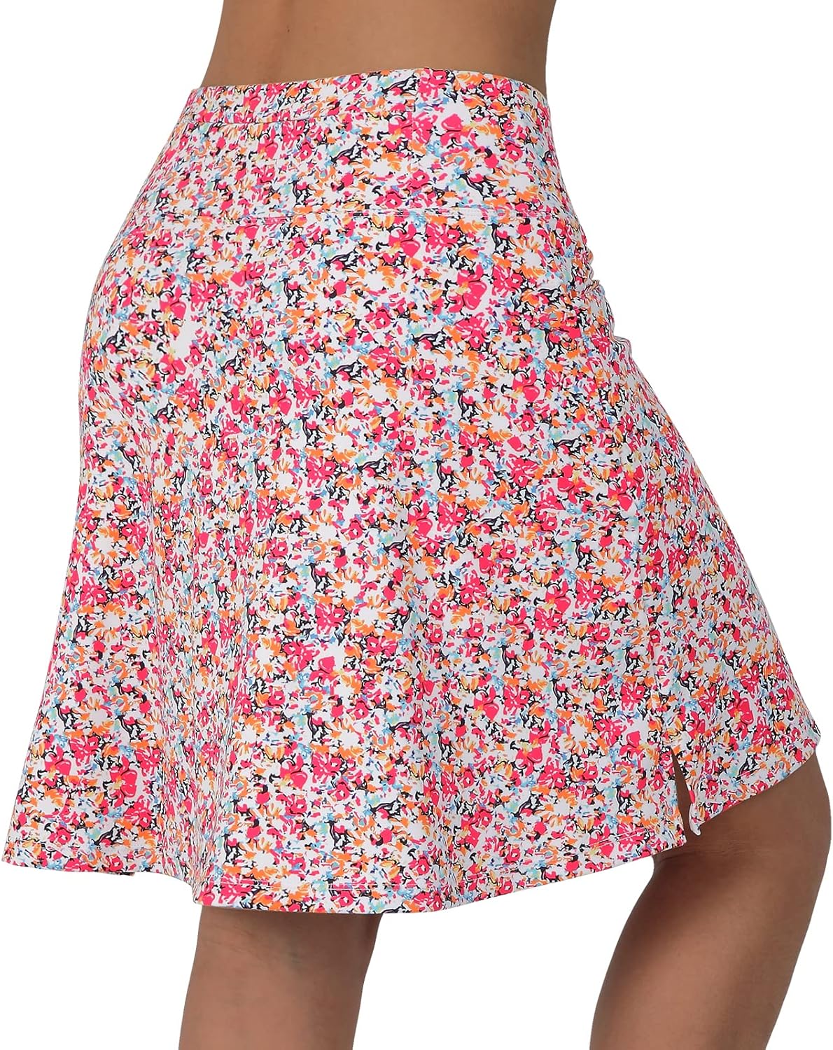 beroy Skorts Skirts for Women,20" Knee Length Skirted for Women,Athletic Skirt with Shorts - Image 3