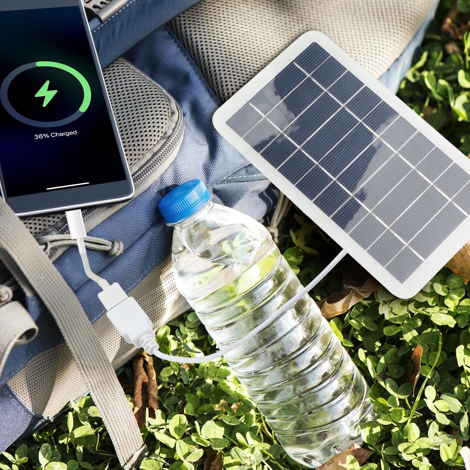 Портативная дорожная солнечная панель мощностью 2 Вт с разъемом USB 5 В, солнечное зарядное устройство для мобильных телефонов, внешний аккумулятор, для активного отдыха на природе, водонепроницаемая и прочная