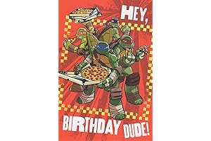 Hey, Birthday Dude! - Heartline Teenage Mutant Ninja Turtles Pizza Party Birthday...