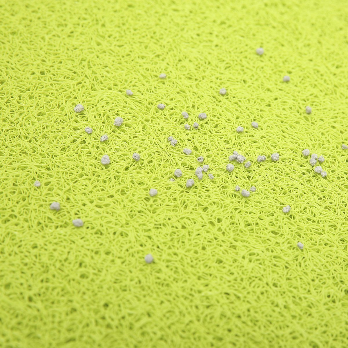 Tappetino Lettiera Per Cibo Gatto Cane KINGCOO - PVC Impermeabile 45x60cm, Beige A Forma Di Zampa