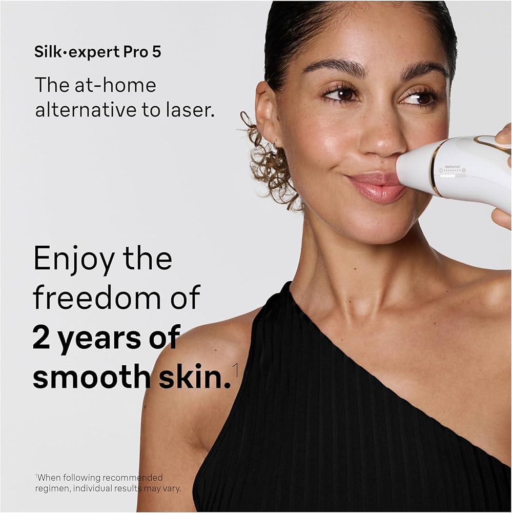 Amazon.com: Braun Smart IPL, Silk·Expert Pro 5: at Home Laser Hair