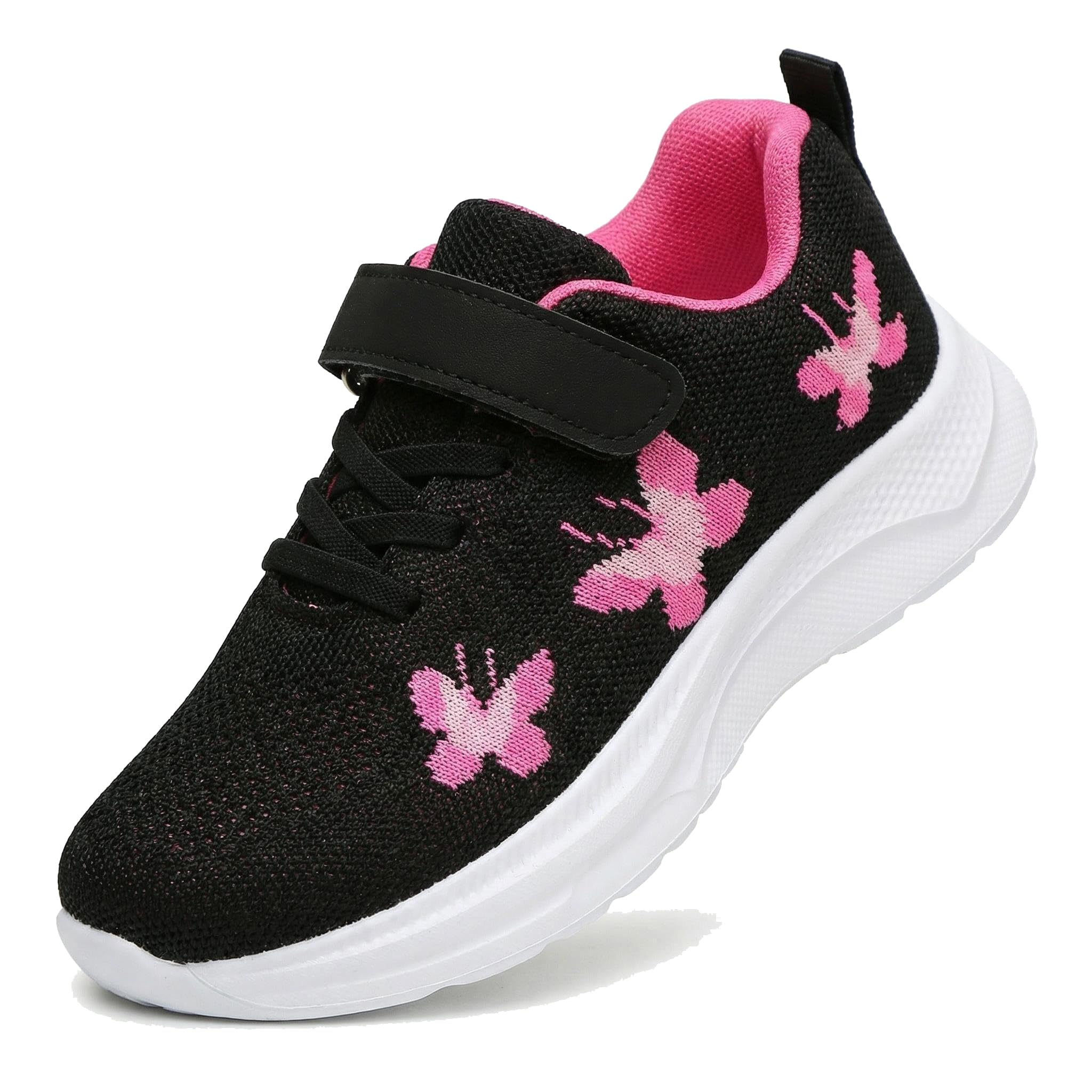 Girls Toddler Sneakers Tennis Shoes Kids Lightweight Breathable Running Athletic Shoe for…