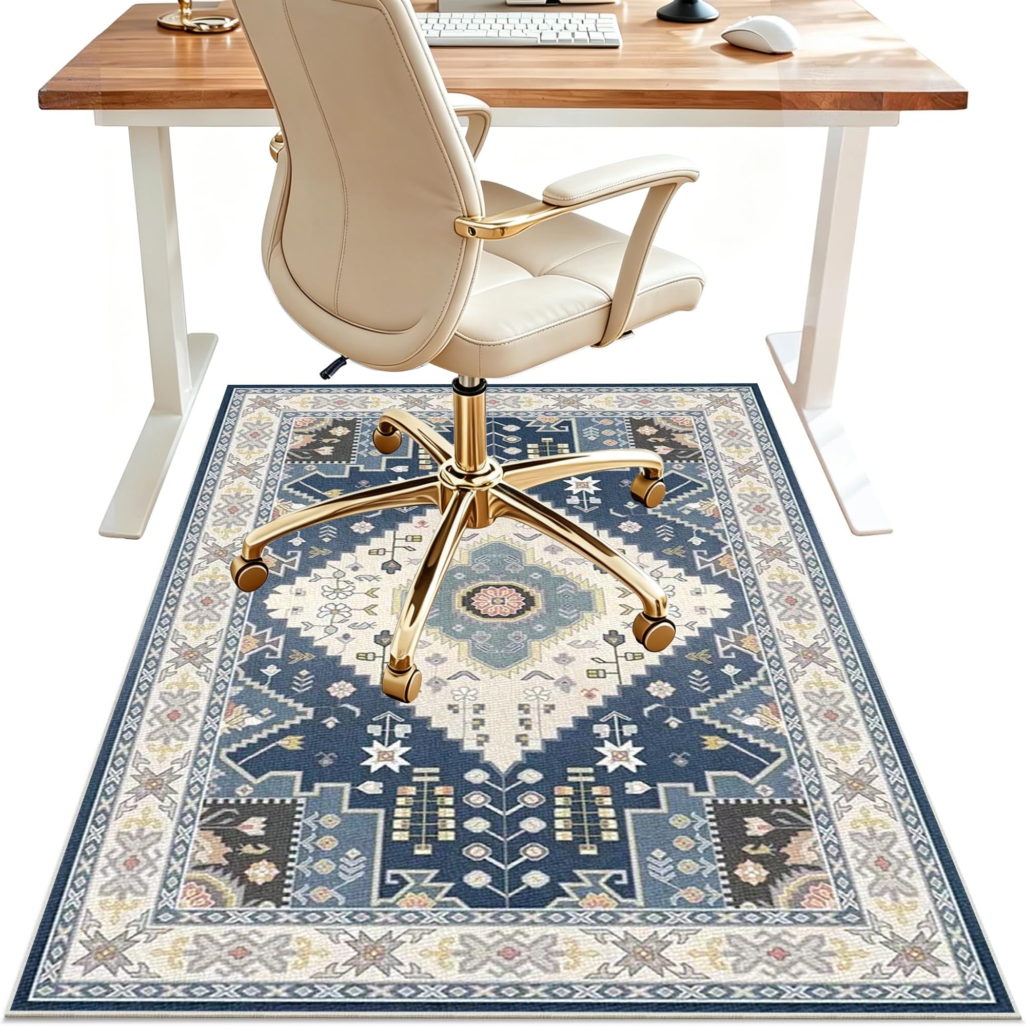 Alfombrilla Protectora Suelo para Silla de Oficina Alfombra 200 x 220 cm