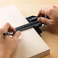 Vista 6 de Calibre Scriber de 37 Pulgadas – Regla de Medición y Marcado Extra Larga, Calibre de Diseño y Ensamblaje, Herramienta Cuadrada de Aluminio CNC