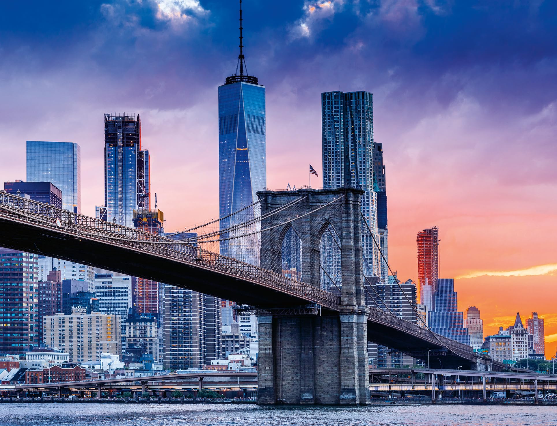 Ravensburger Puzzle 16011 - New York, von Brooklyn nach Manhattan - 2000 Teile Puzzle für Erwachsene und Kinder ab 14 Jahren, Stadt-Puzzle mit New York-Motiv