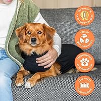 Vista 10 de Traje de recuperación Suitical para perros, de color negro, S, Negro