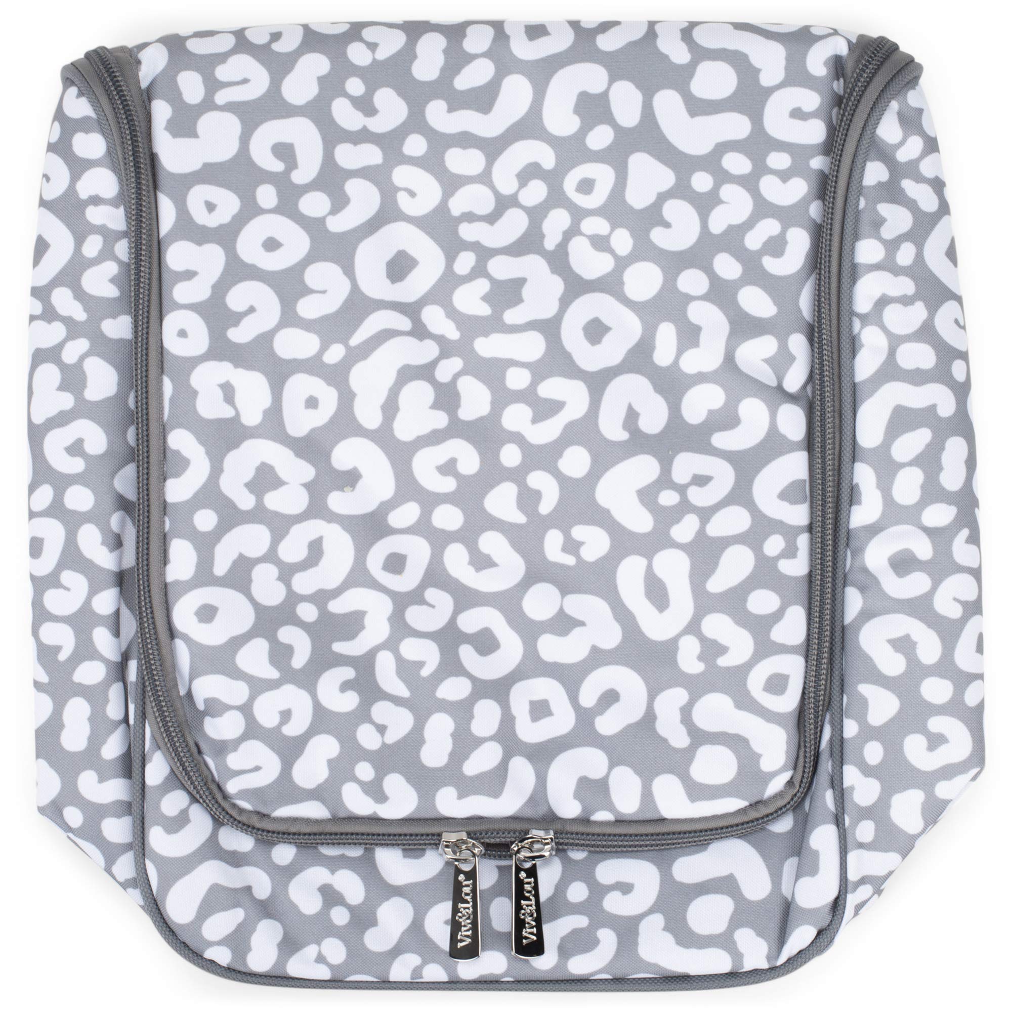 Viv&Lou Smokey Leopard Hanging Travel Case