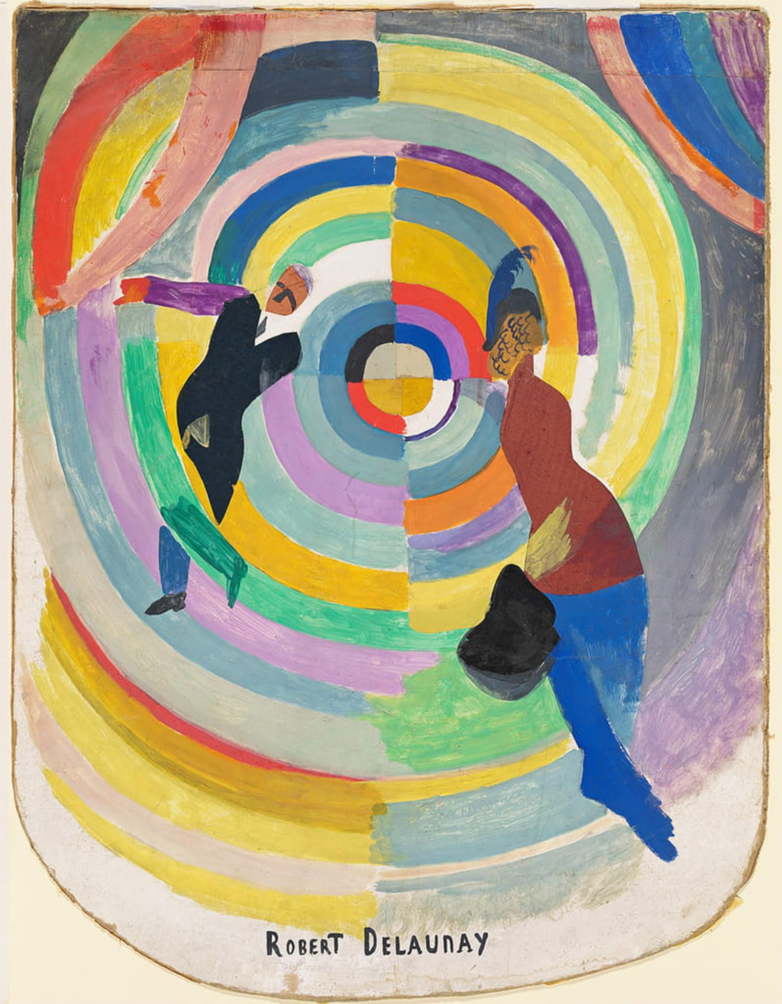 ARTXLXXBN Famous Painting Canvas Artwork Graffiti Print Political Drama by Robert Delaunay Portrait Canvas Image for Home Decor 60x90cm